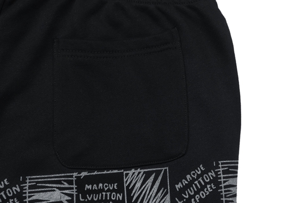 ブランドハーフパンツ素材ディテール